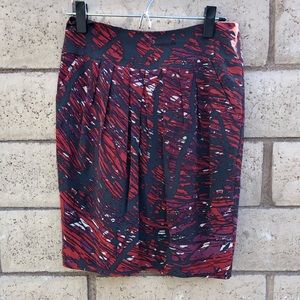 Patterned BCBG skirt